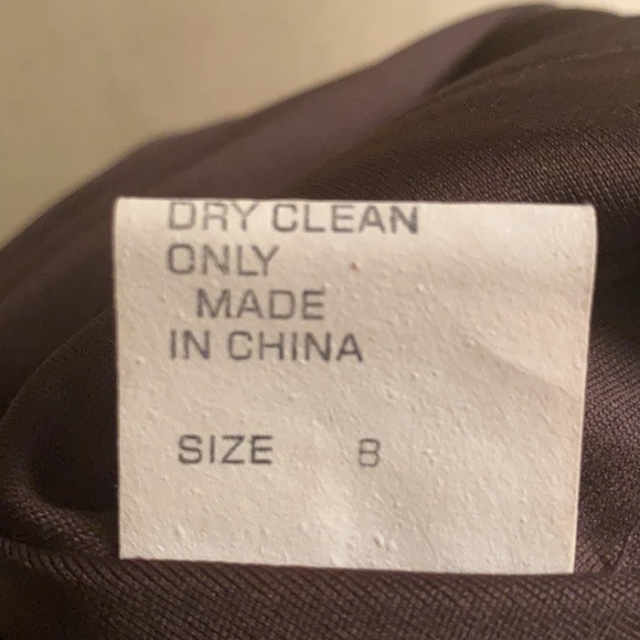 Tadashi Shoji Silk Chiffon Brown Ruched Vintage Sheath Slip Column Dress - 8 - Picture 14 of 15